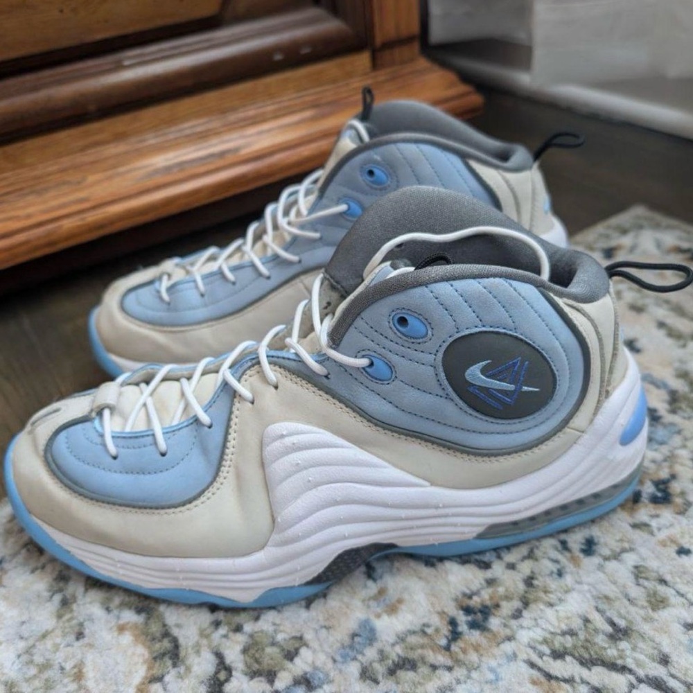 Men’s size US 12 social status x Nike air penny 2 playground- university blue